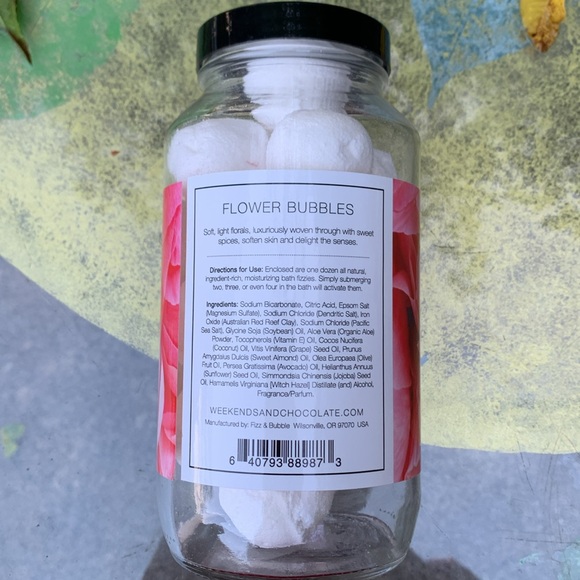 ANTHROPOLOGIE FIZZ & BUBBLE Flower Bubbles ARTISAN BATH FIZZES! Scented Gift USA - Picture 3 of 5